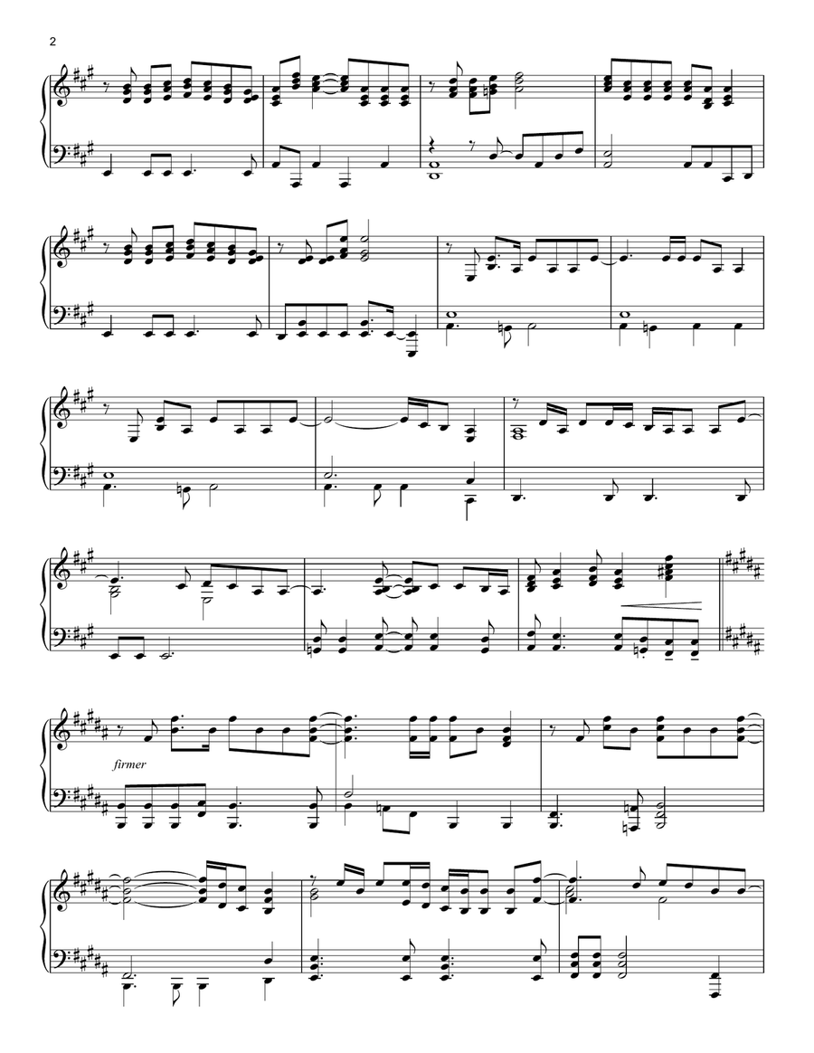 We Know The Way (from Moana) Piano Solo scores gallery preview page 2