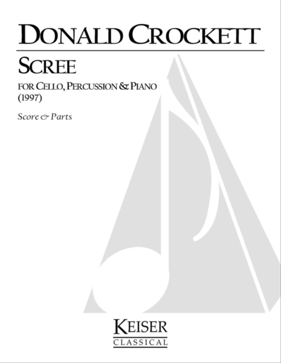 Scree Piano scores gallery preview page 1