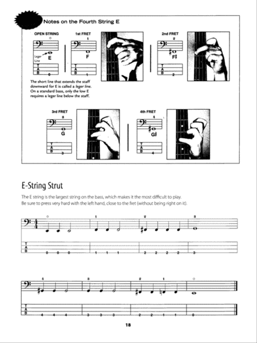Bass 101 Bass Guitar scores gallery preview page 3