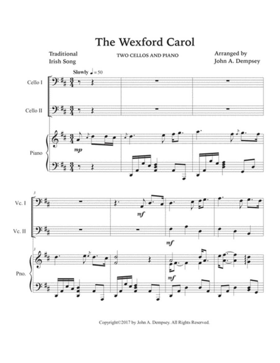 The Wexford Carol (Trio for Two Cellos and Piano) image number null