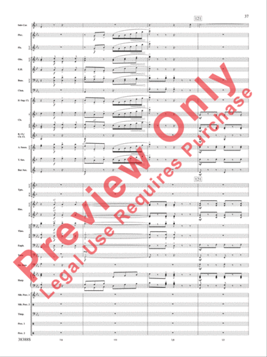 Napoli Napoli Concert Band scores gallery preview page 38