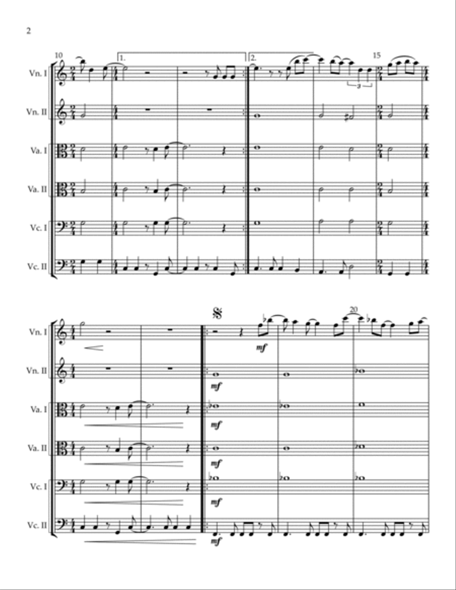 If You Leave Me Now Cello scores gallery preview page 2