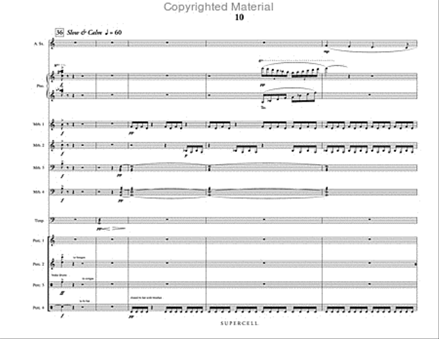 SuperCell Percussion Ensemble scores gallery preview page 11