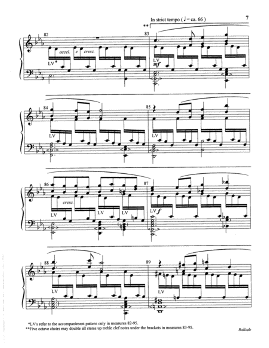 Ballade 5-Octaves scores gallery preview page 15
