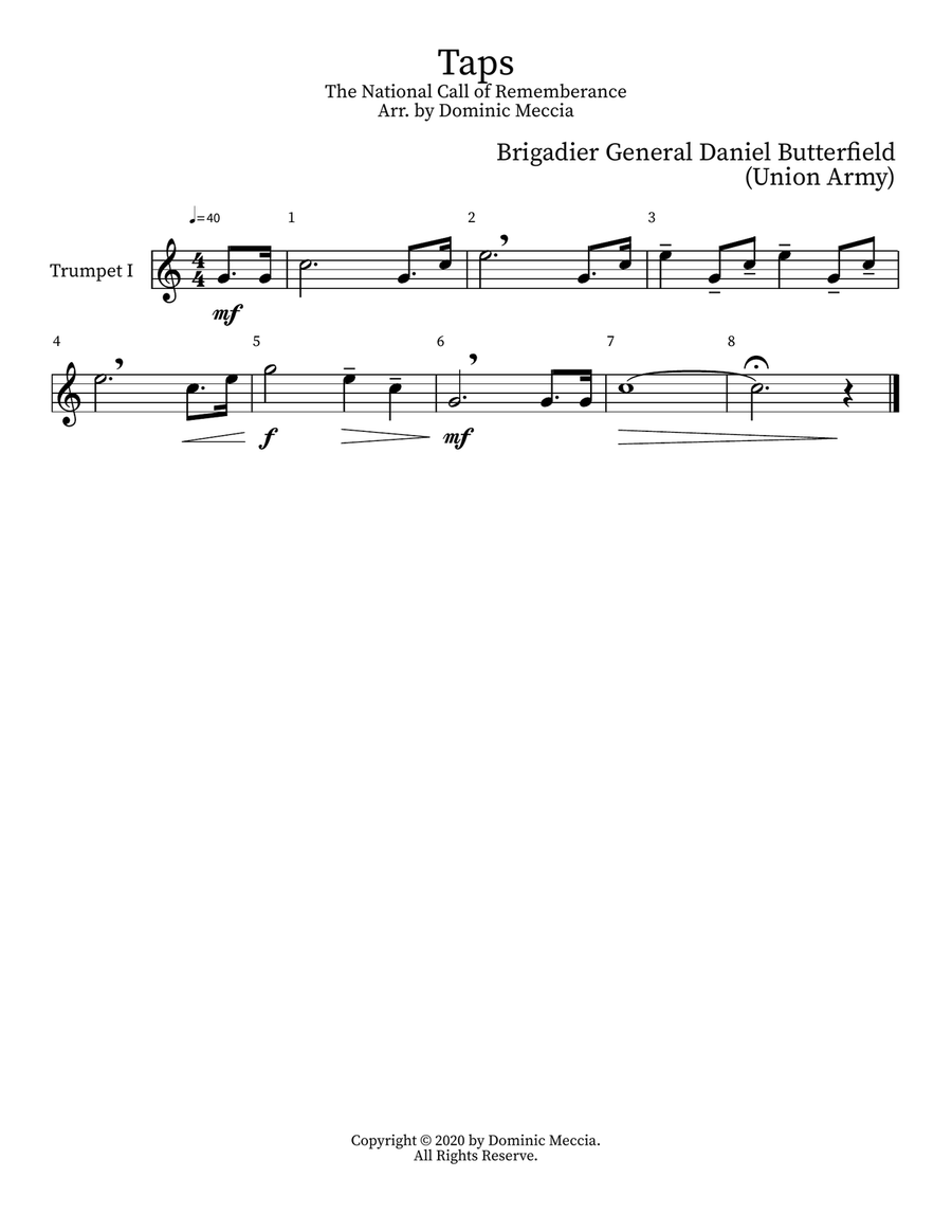 Taps Brass Ensemble scores gallery preview page 2