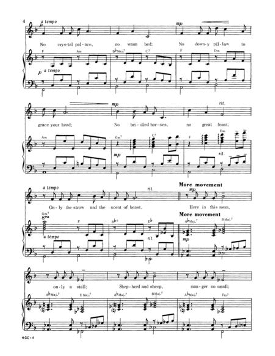 No Golden Carriage, No Bright Toy Medium Voice scores gallery preview page 3