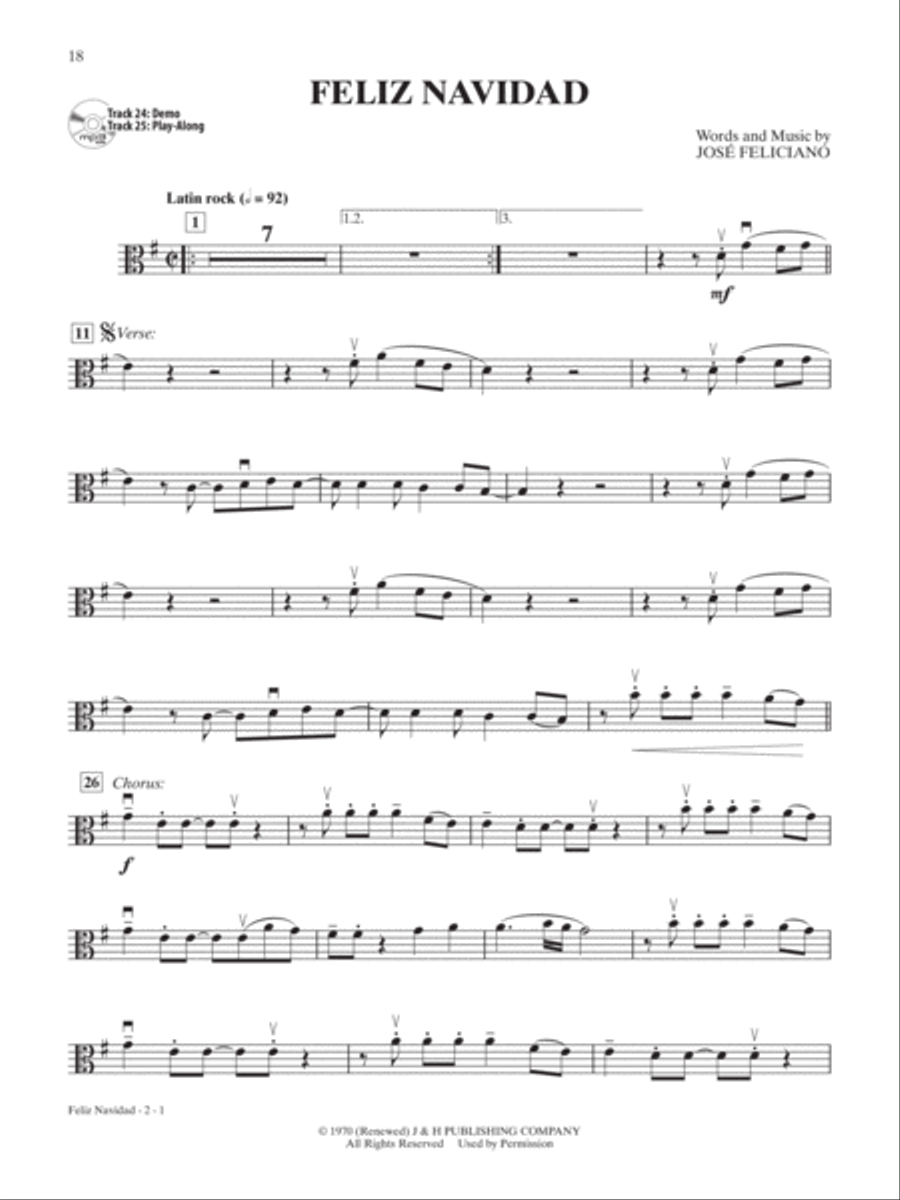 Ultimate Christmas Instrumental Solos for Strings String Orchestra scores gallery preview page 4