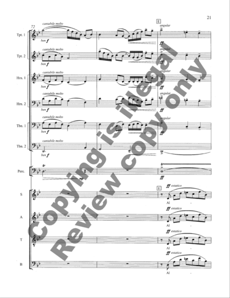 O Magnum Mysterium (Full Score) Choir scores gallery preview page 40