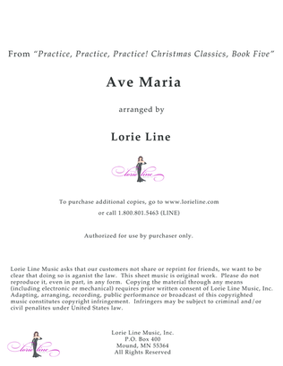 Book cover for Ave Maria - EASY!