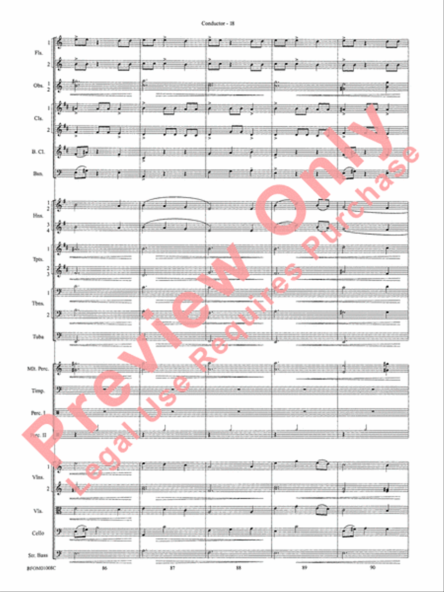 The Great Locomotive Chase Full Orchestra scores gallery preview page 25