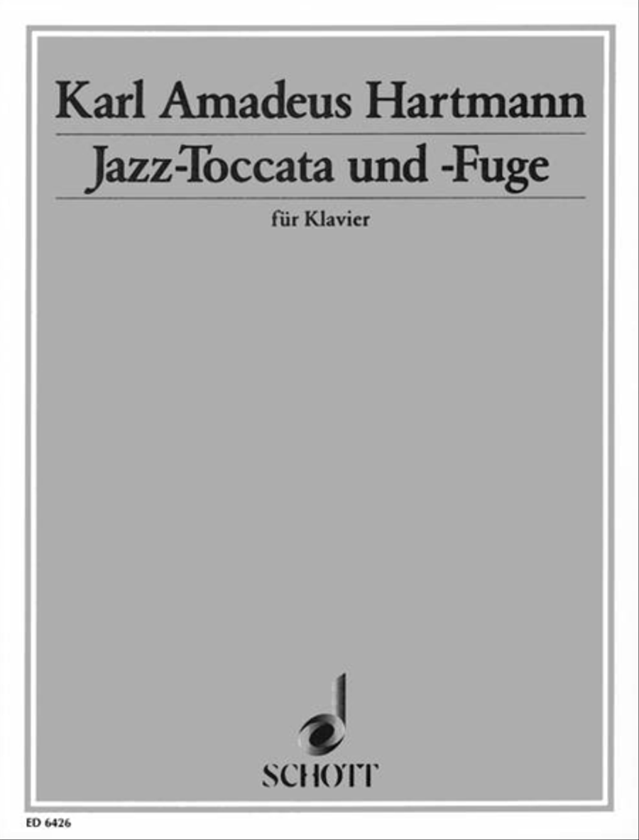 Jazz- Toccata and Fugue Piano Solo scores gallery preview page 1