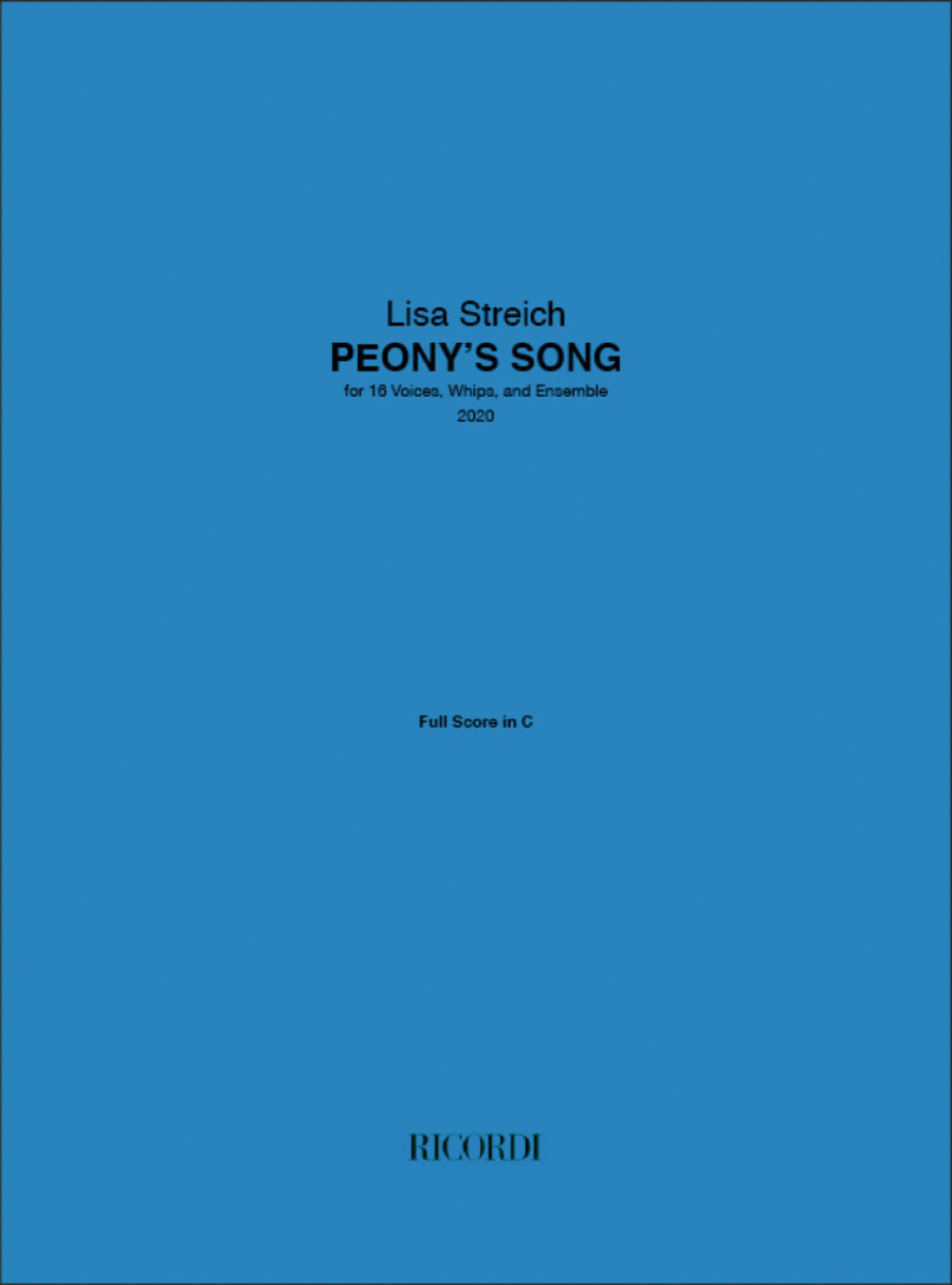 Peony's Song Choir scores gallery preview page 1