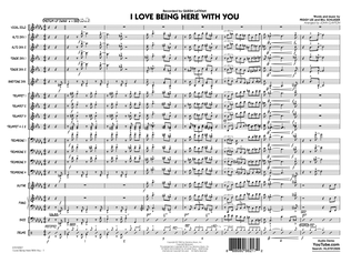 I Love Being Here with You (Key: Db) - Conductor Score (Full Score)