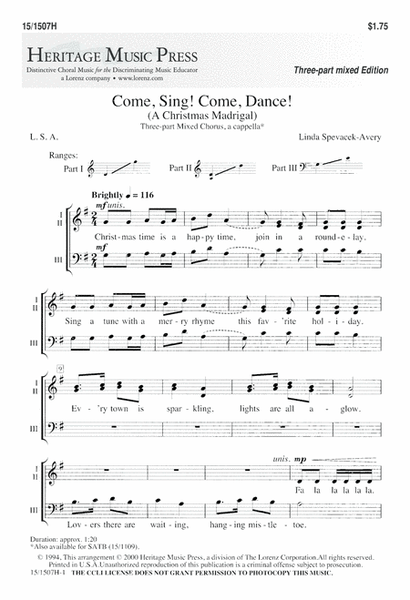 Come Sing, Come Dance image number null