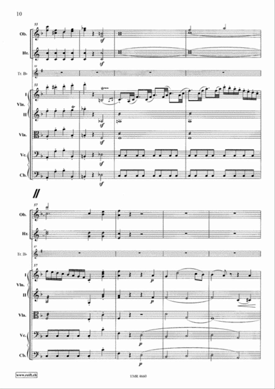 Grand Concerto in F Major Orchestra scores gallery preview page 10