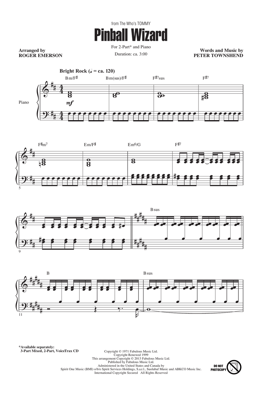 Pinball Wizard Pinball Wizard 2-Part scores gallery preview page 1
