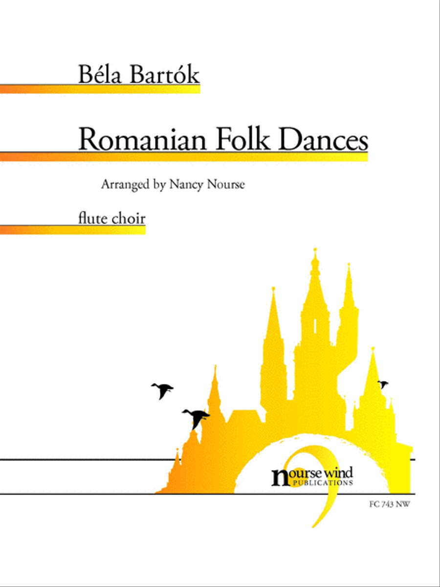 Romanian Folk Dances for Flute Choir Flute Choir scores gallery preview page 1