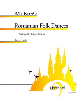 Book cover for Romanian Folk Dances for Flute Choir