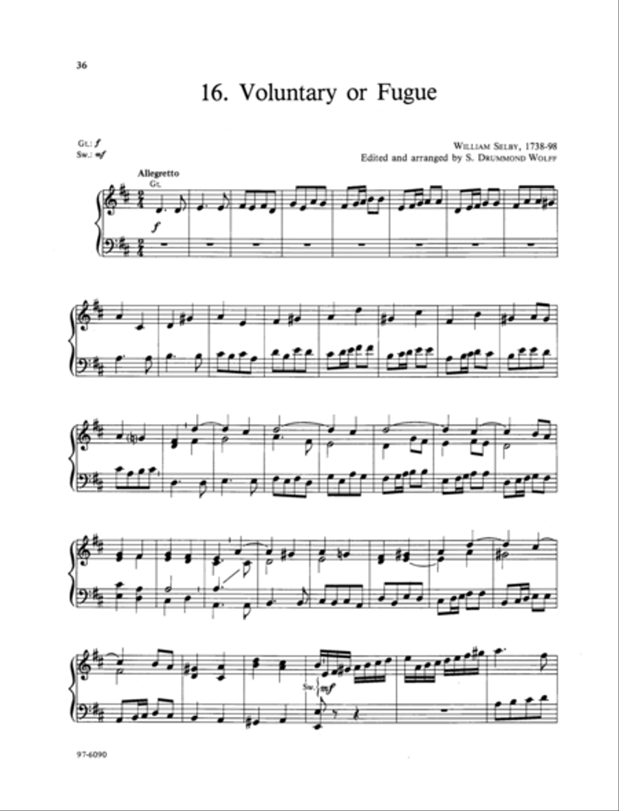 Baroque Music for Manuals, Vol. V Organ scores gallery preview page 17