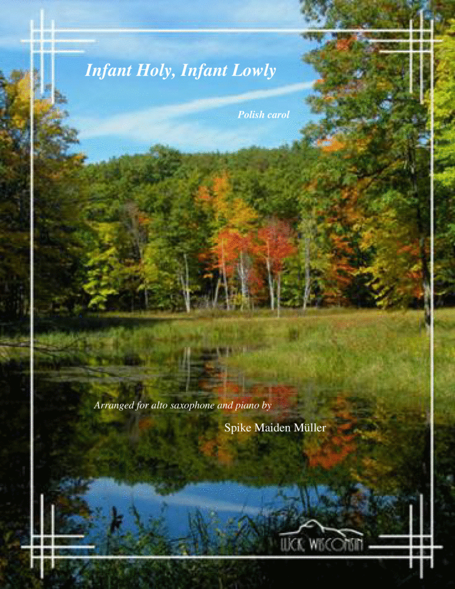 Infant Holy, Infant Lowly Alto Saxophone scores gallery preview page 1