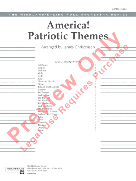 America! Patriotic Themes (as played at Disney World)
