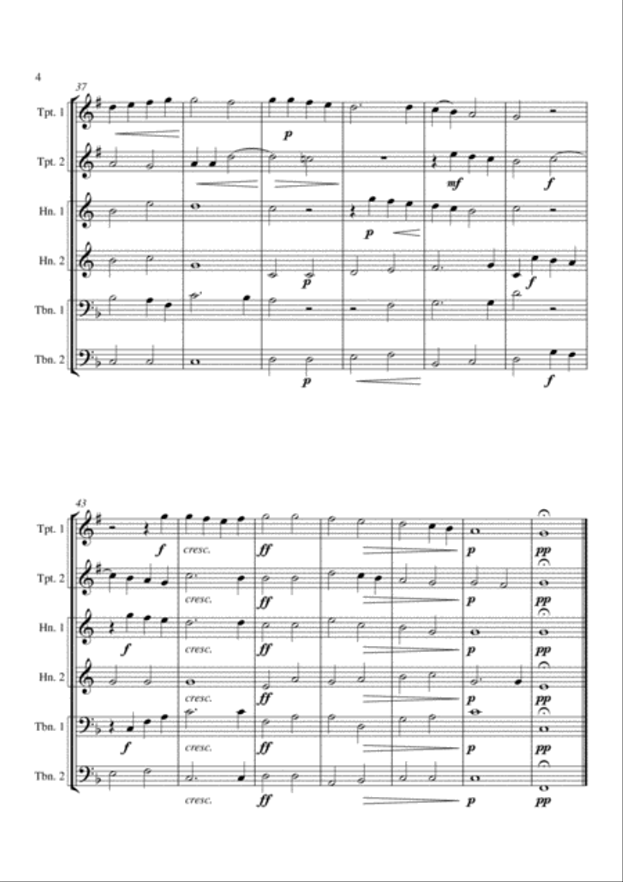 Abendlied Chamber Music scores gallery preview page 4