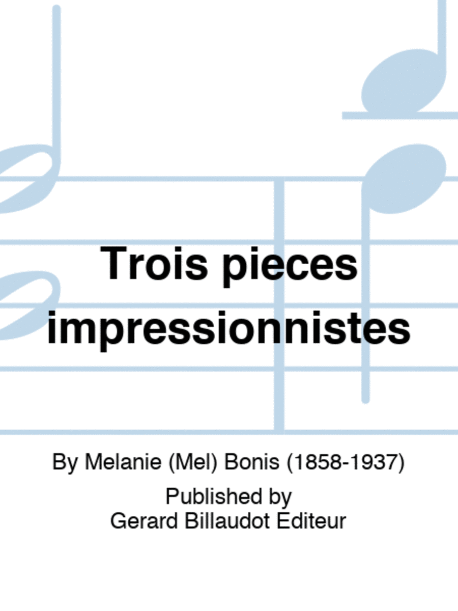 Trois pièces impressionnistes Chamber Music scores gallery preview page 1