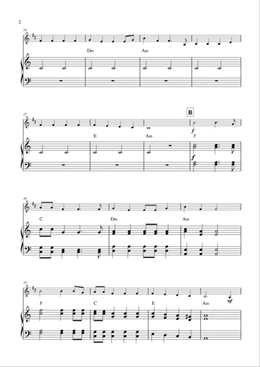 Wellerman Wellerman B-Flat Clarinet scores gallery preview page 2