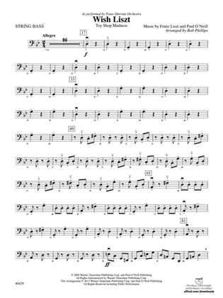 Wish Liszt: String Bass