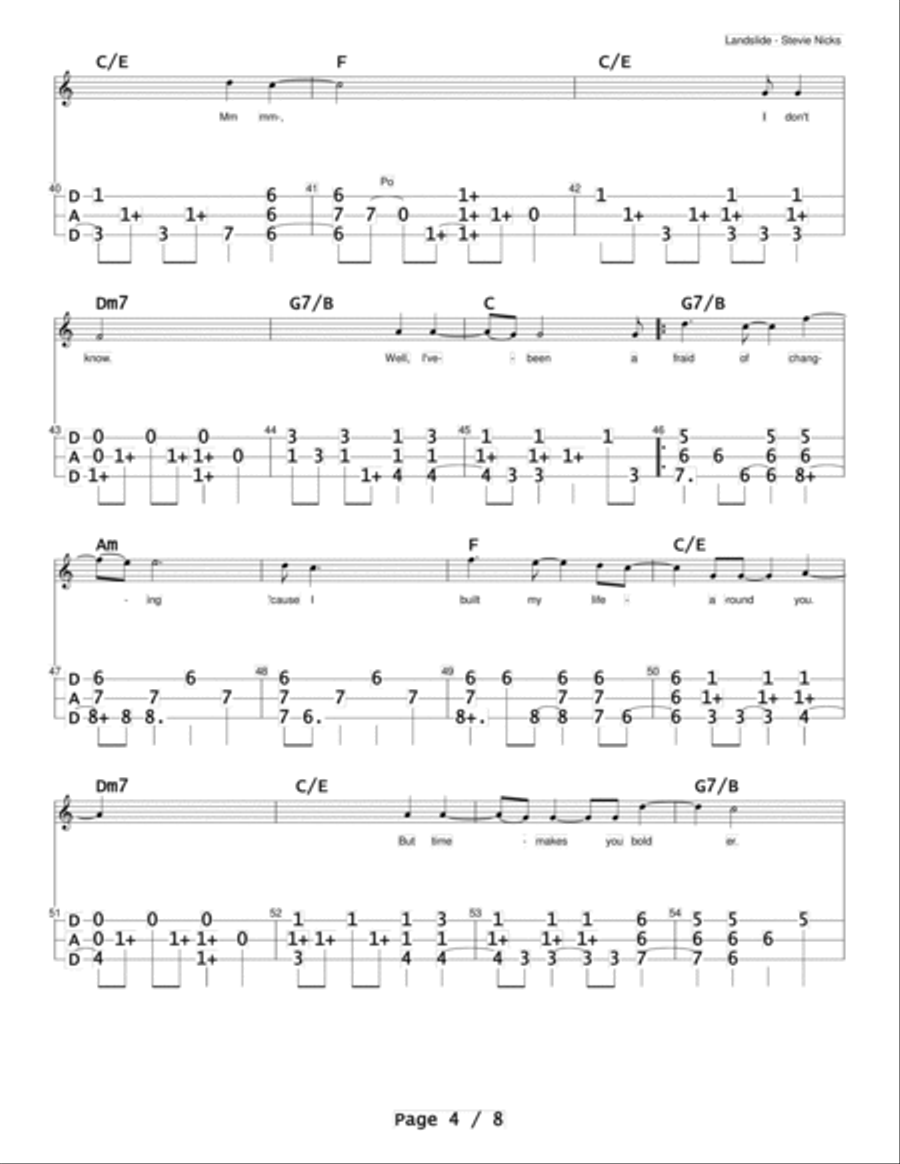Landslide Dulcimer scores gallery preview page 4