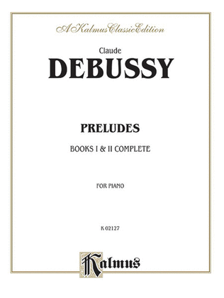 Book cover for Preludes, Books I & II Complete