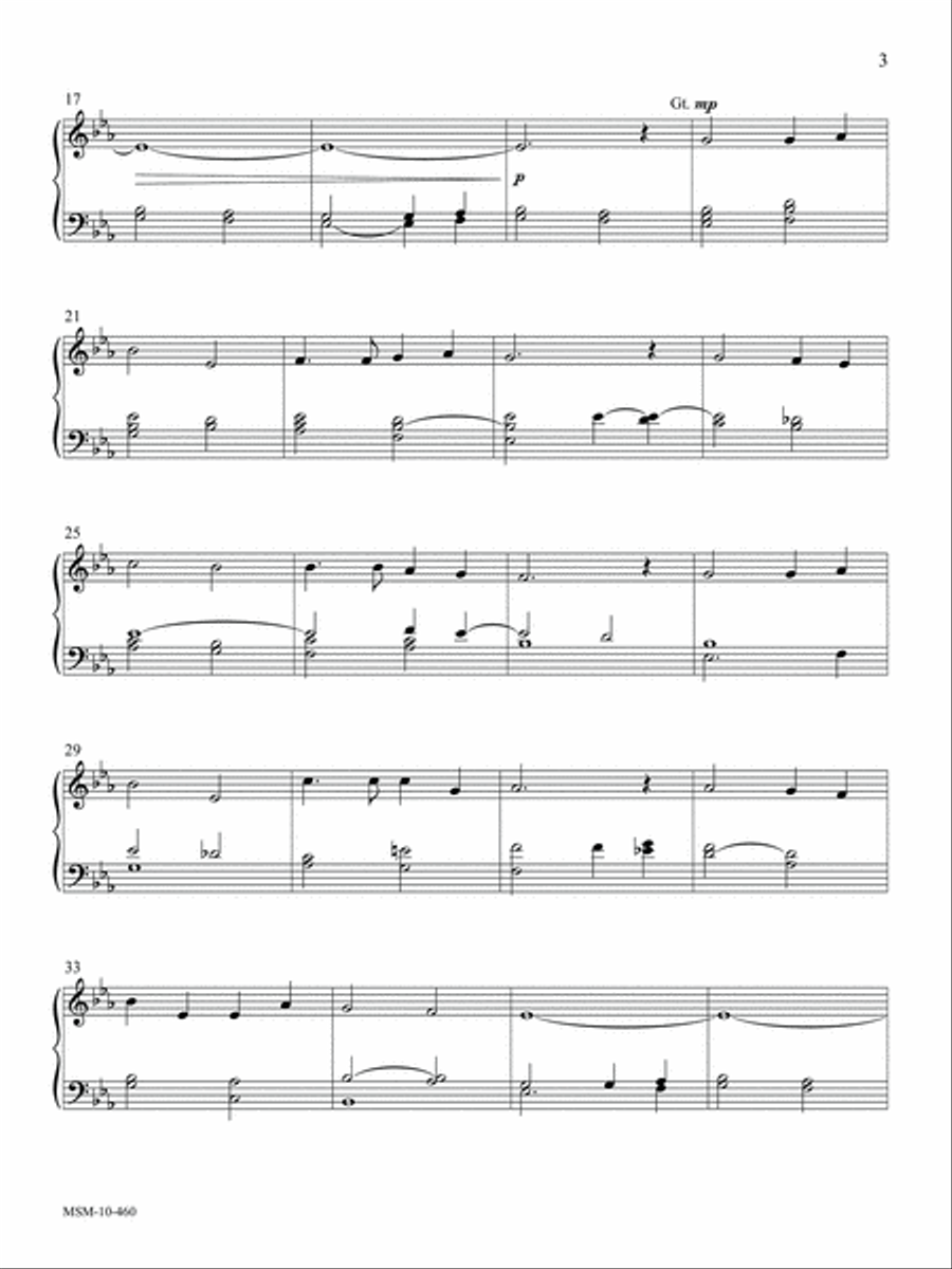 Let Us Break Bread Together Organ Solo scores gallery preview page 5