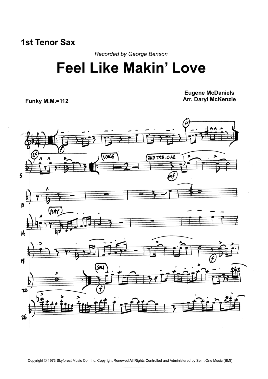 Feel Like Makin' Love Jazz Ensemble scores gallery preview page 3