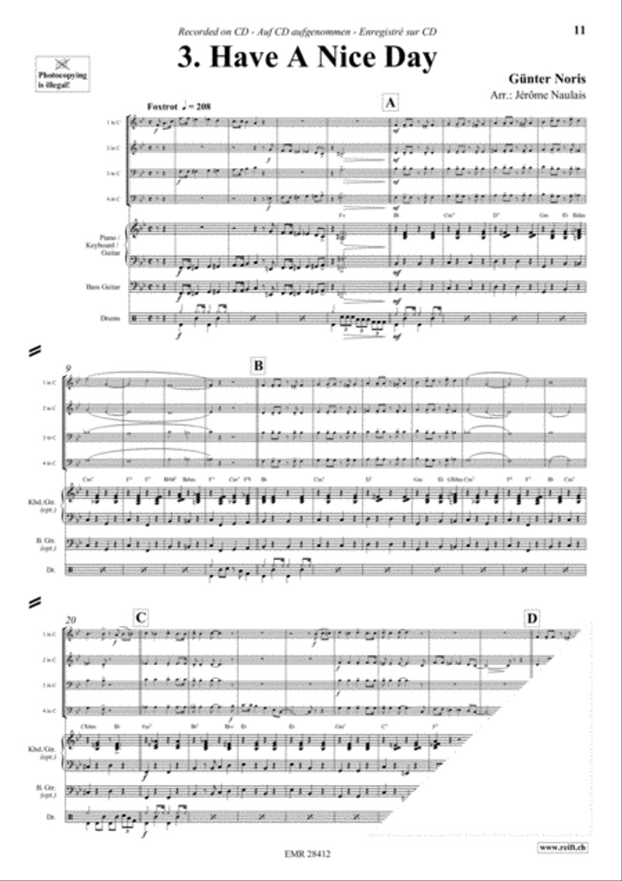 Let's Dance Volume 3 Let's Dance Volume 3 Brass Ensemble scores gallery preview page 5