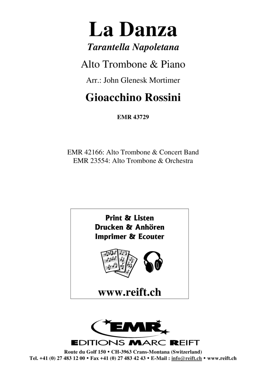 La Danza Piano Accompaniment scores gallery preview page 1