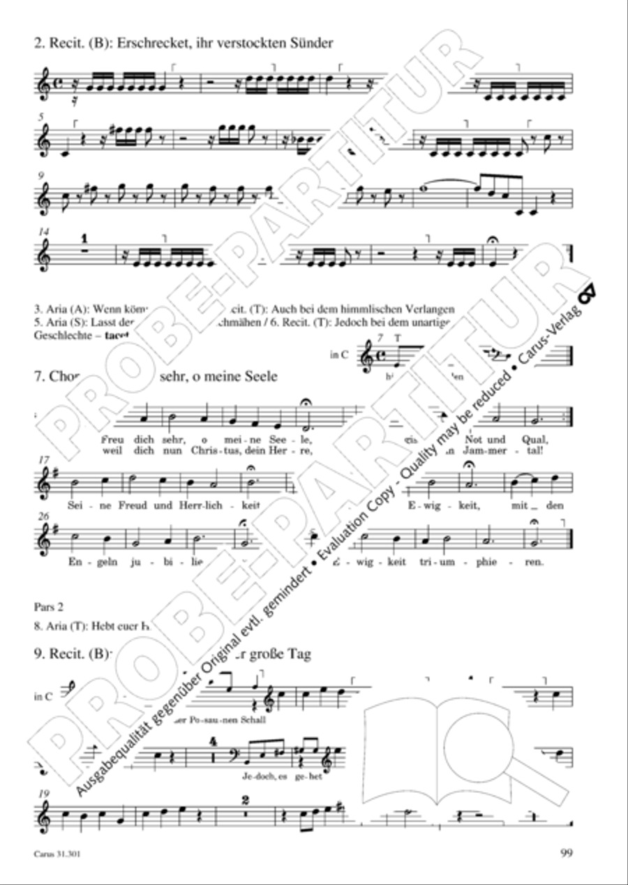 Bach for Brass 1: Cantatas I Voice scores gallery preview page 108