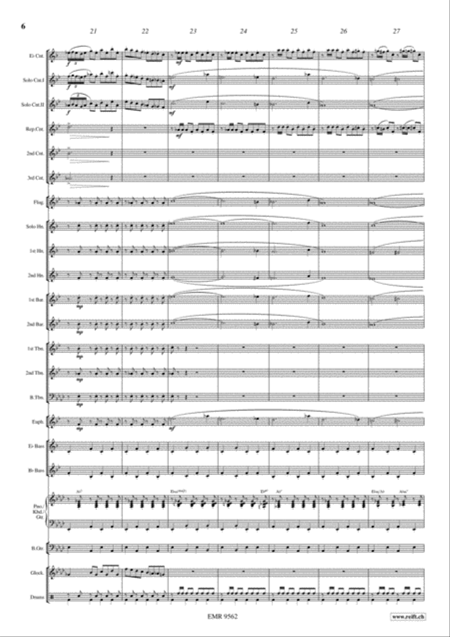 Giulietta Degli Spiriti Brass Band scores gallery preview page 7