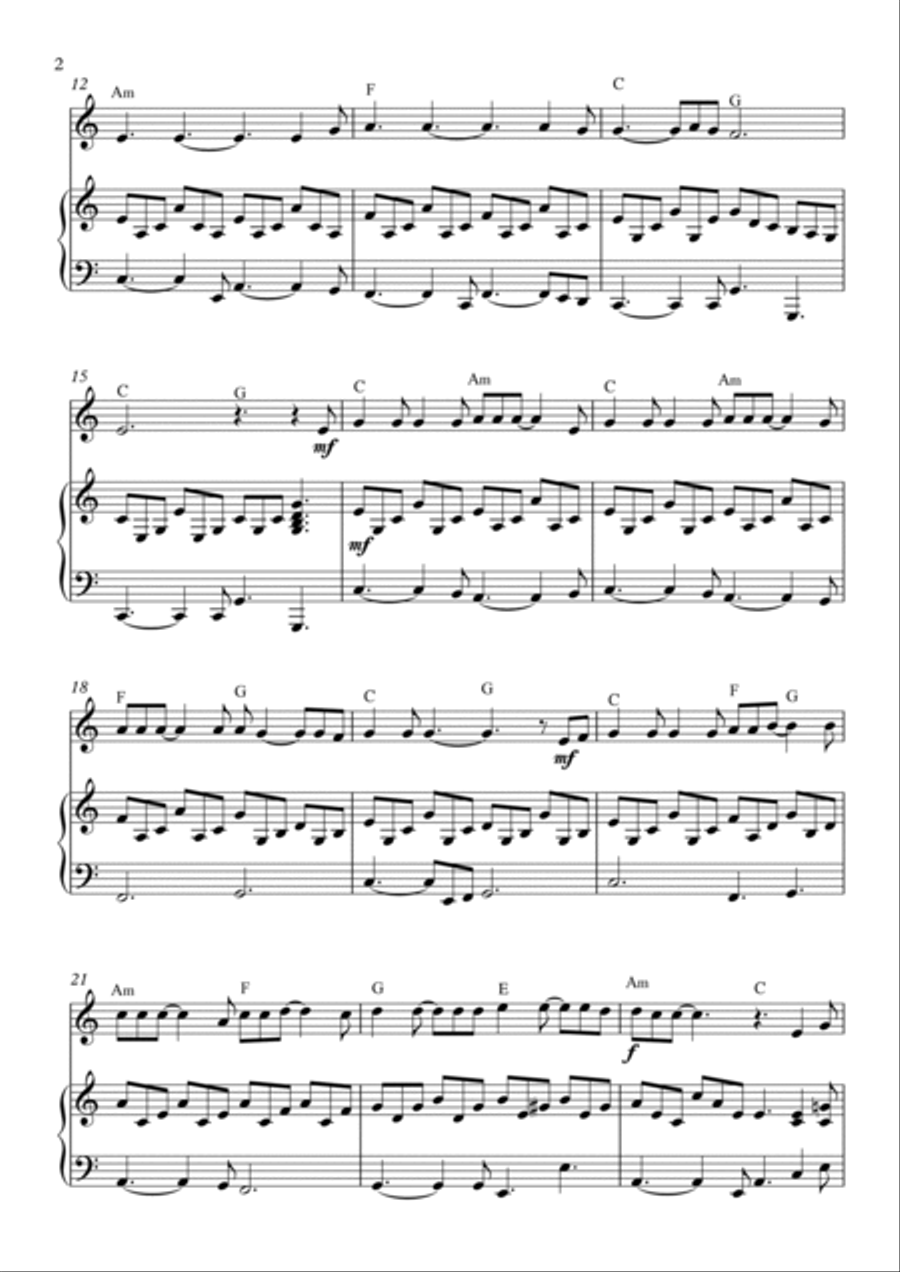 Hallelujah Hallelujah Violin Solo scores gallery preview page 3