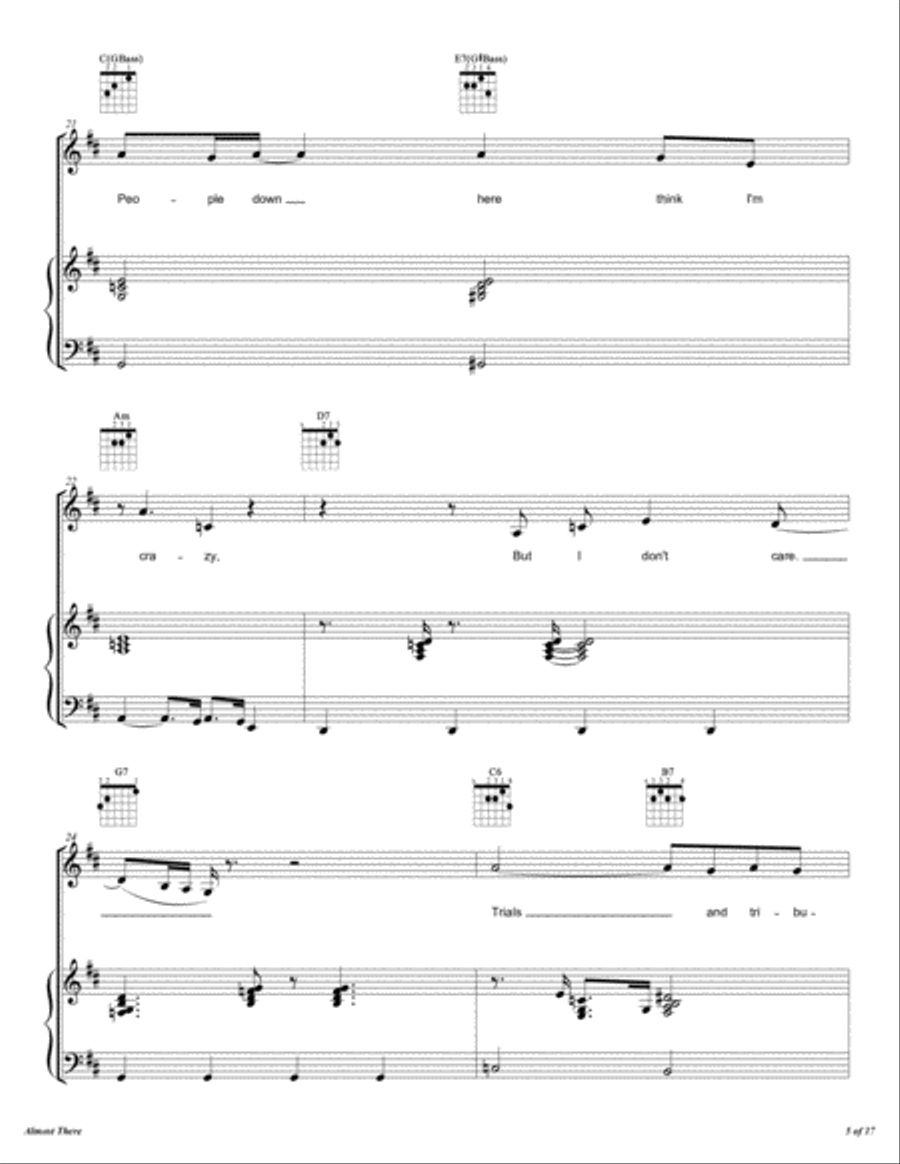 Almost There Voice scores gallery preview page 6