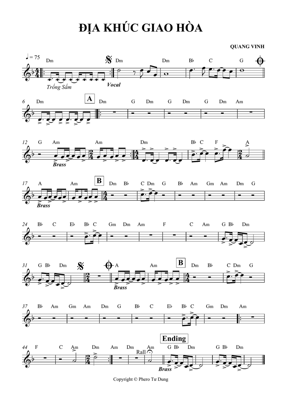 DIA-KHUC-GIAO-HOA DIA-KHUC-GIAO-HOA Voice scores gallery preview page 1