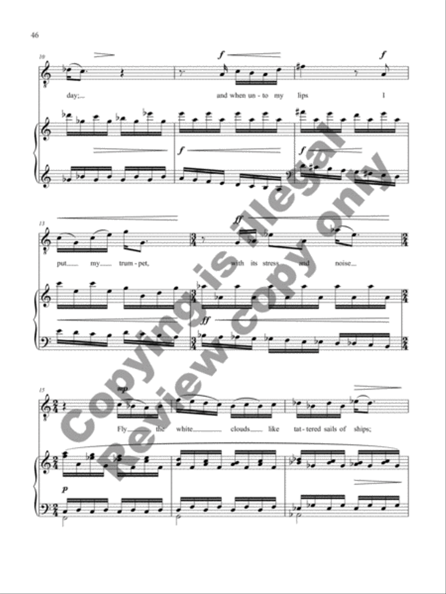 The Poet's Calendar Tenor Voice scores gallery preview page 42