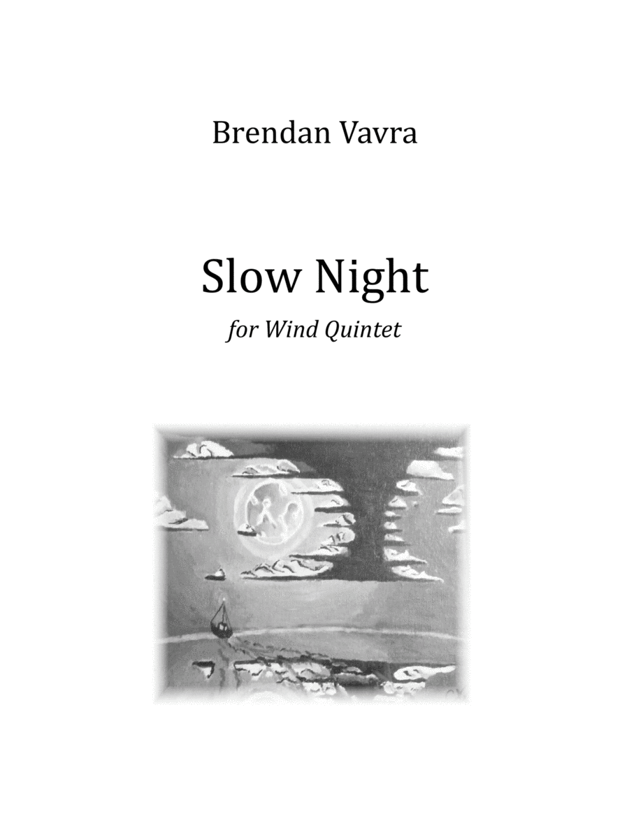 Slow Night Slow Night Woodwind Quintet scores gallery preview page 1