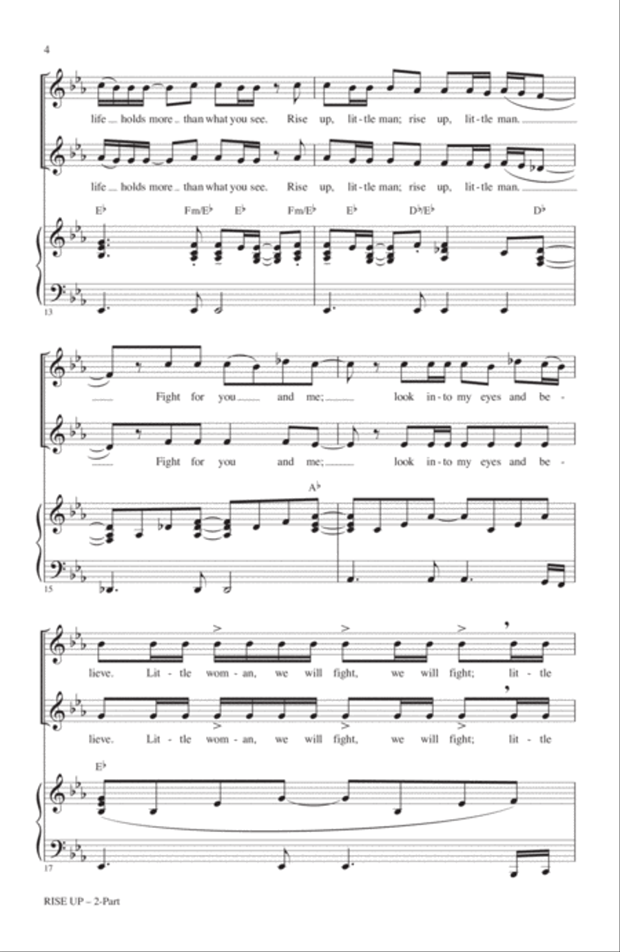 Rise Up (from Epic) 2-Part scores gallery preview page 3