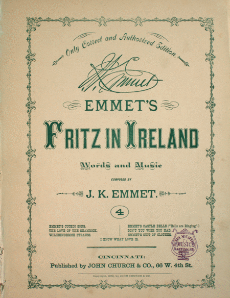 Emmet's Fritz in Ireland. The Bells are Ringing