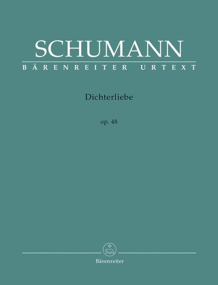 Schumann - Dichterliebe Op 48 For High Voice Urtext