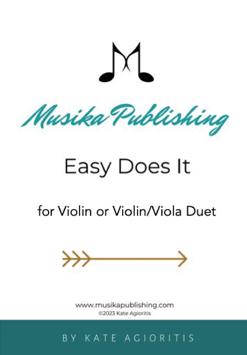 Easy Does It - Jazz Duet for 2 Violins (or Violin and Viola) image number null