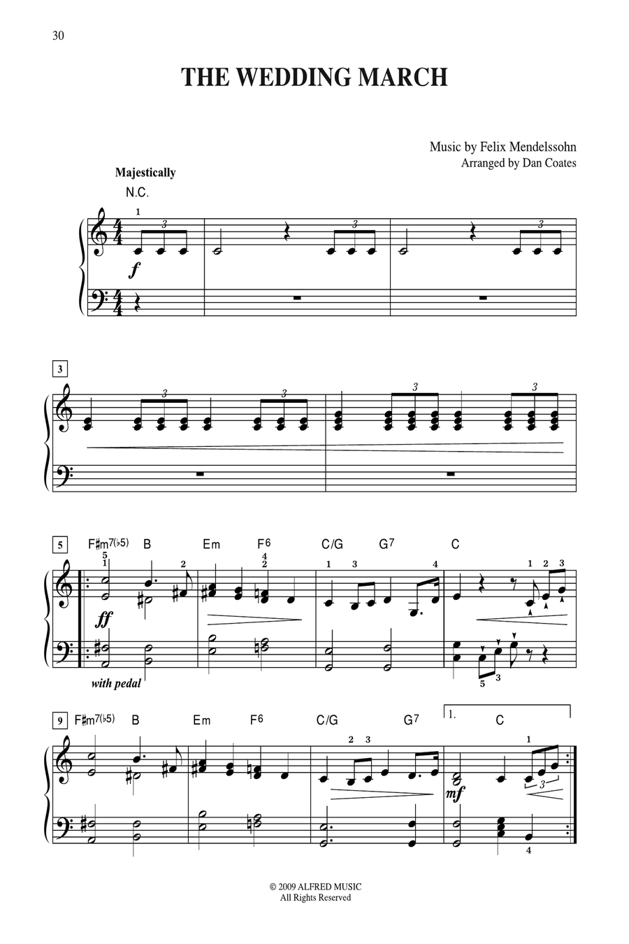10 for 10 Sheet Music Weddings Easy Piano scores gallery preview page 5