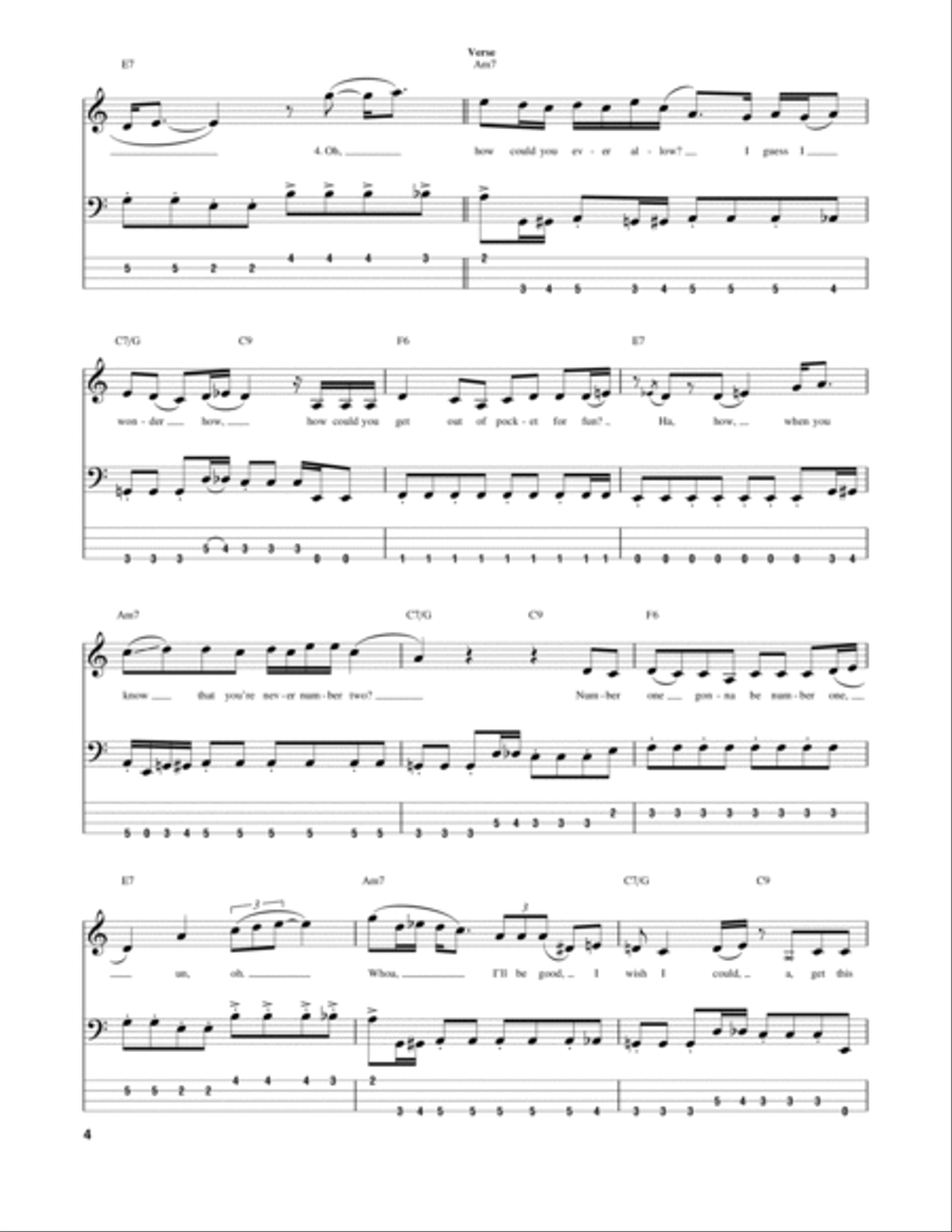 If You Want Me To Stay Guitar Tablature scores gallery preview page 4