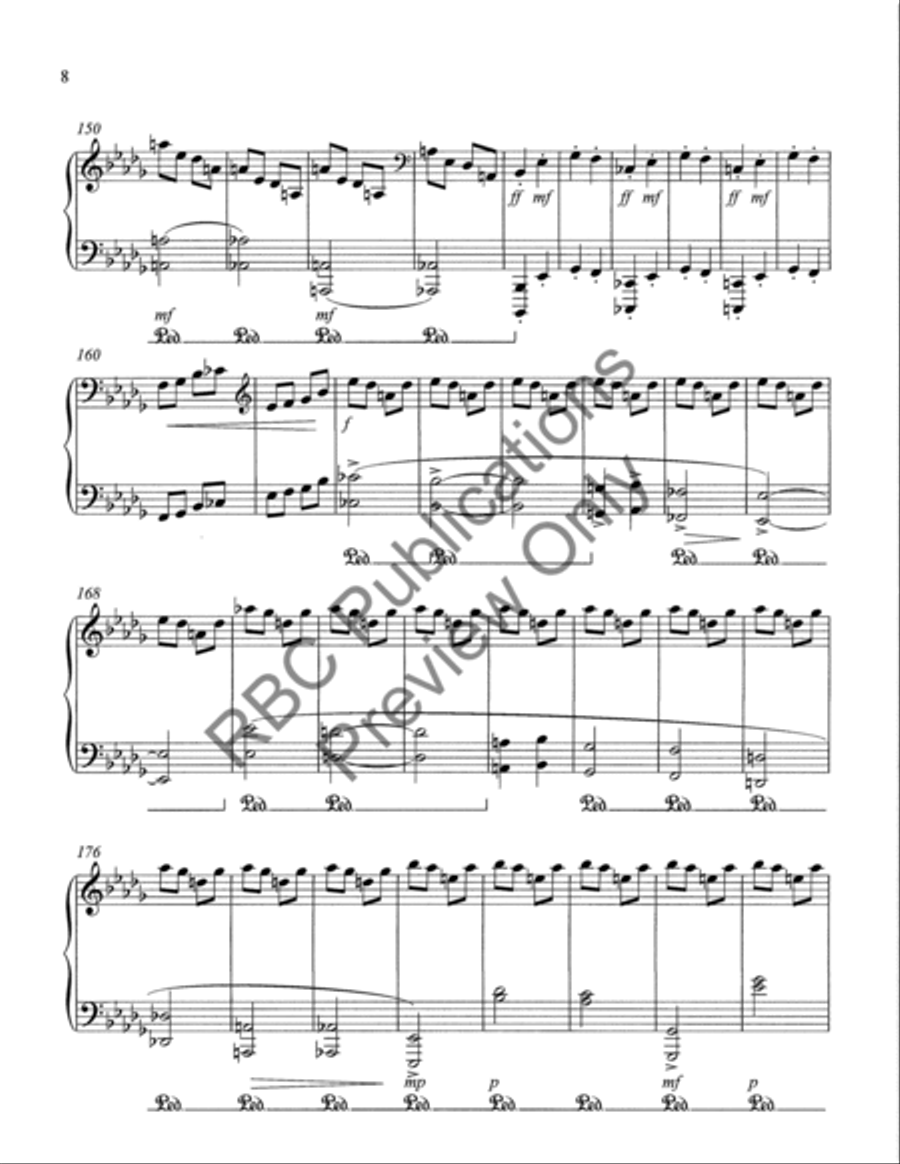 Selected Advanced Concertworks Piano Solo Collection Piano Solo scores gallery preview page 11