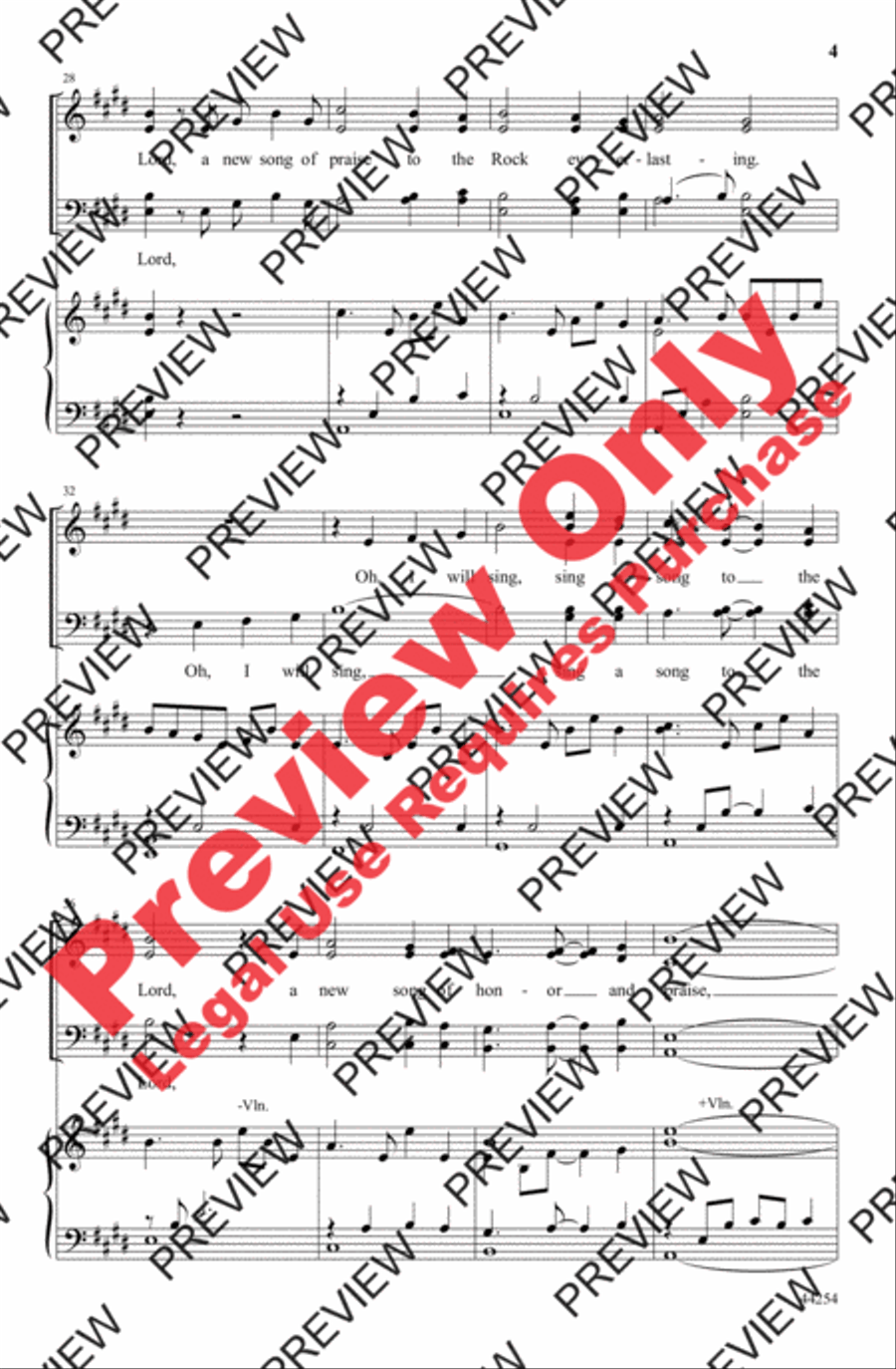 Celtic Canticle Celtic Canticle 4-Part scores gallery preview page 4